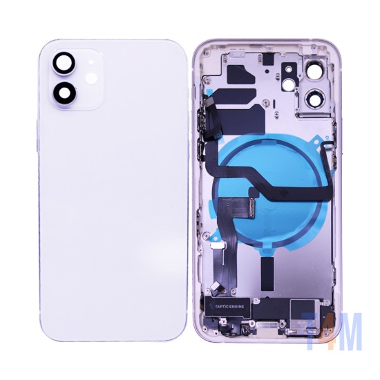 Back Cover with Frame+Flex+Vibrator Apple iPhone 12 White